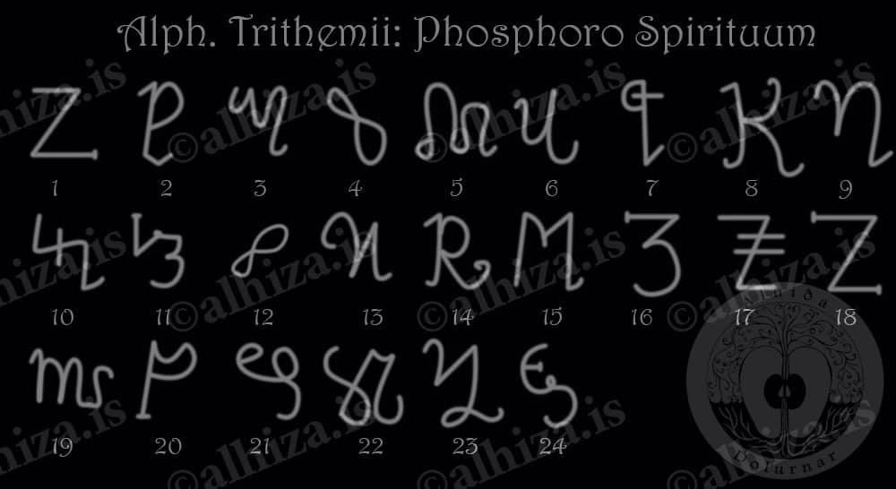 Alph. Trithemii: - Phosphoro Spirituum - Духи фосфора