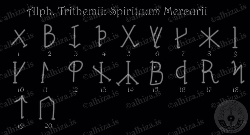 Alph. Trithemii - Spirituum Mercurii - Духи ртути