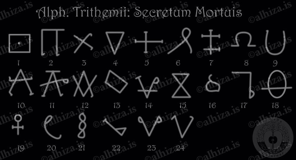 Alph. Trithemii - Secretum Mortuis - Секреты мертвых