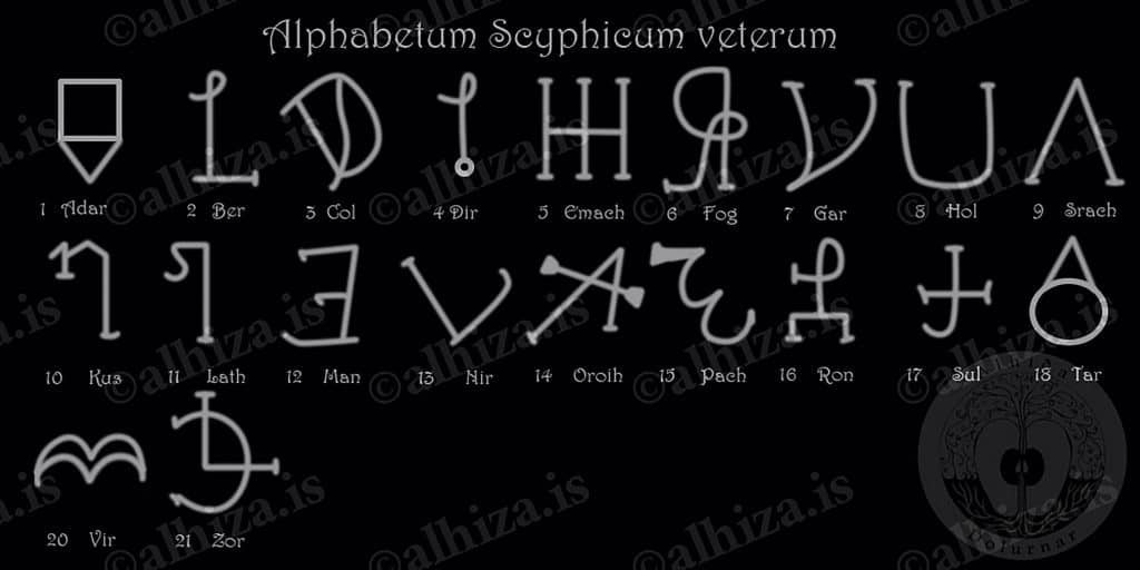 древний скифский алфавит